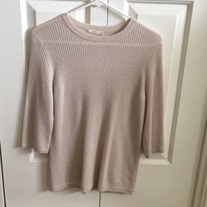 6397 Ribbed Cashmere Crewneck